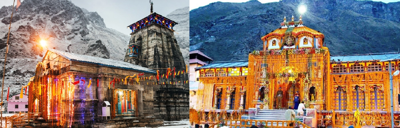 Kedarnath Badrinath Do Dham Yatra from Delhi